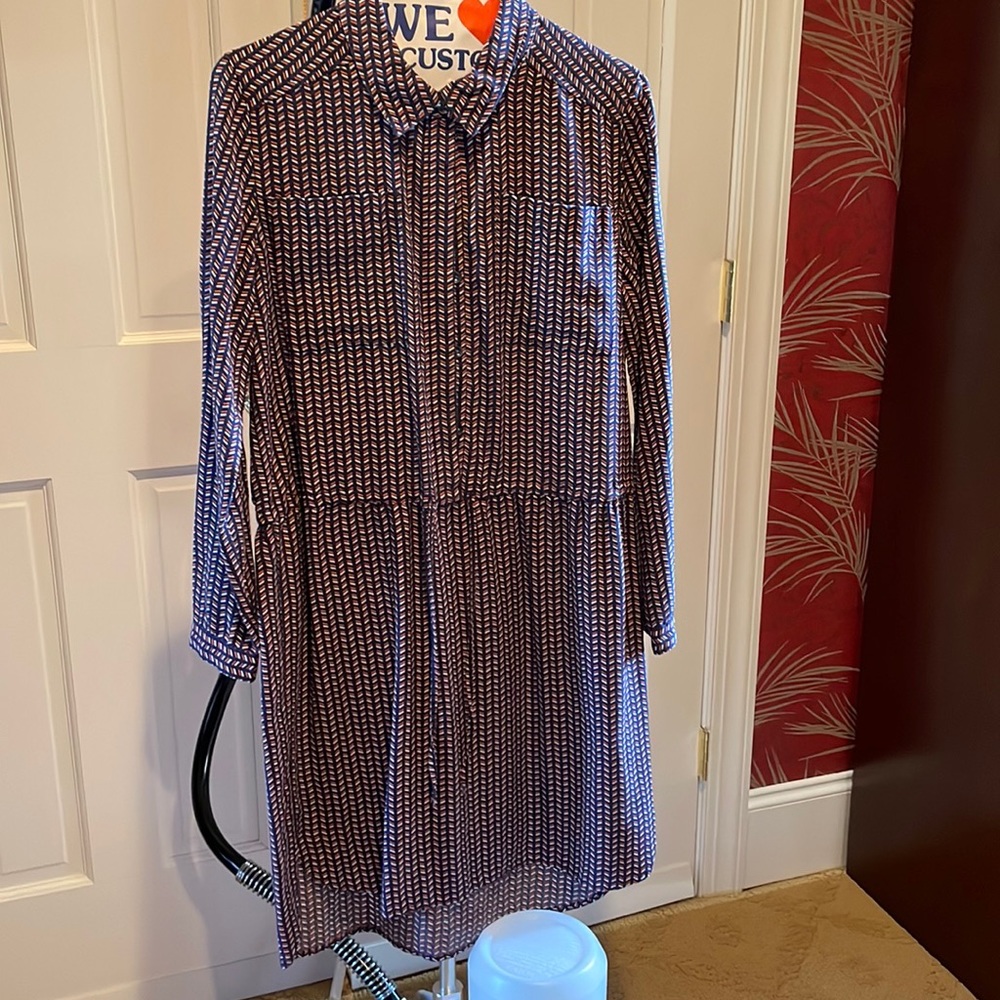 Caslon tencel dress with drawstring waist